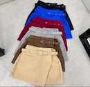 Short Saia detalhe do bolso