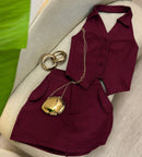 Conjunto no tecido importado