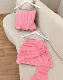 Conjunto no tecido importado short+blusa peplum (Cópia)