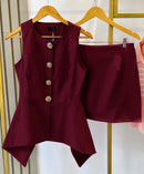 Conjunto no tecido importado
