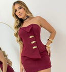 Conjunto premium tecido importado