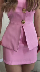 Conjunto no tecido importado